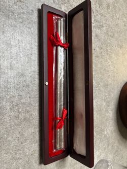Handmade S925 Sterling Silver Dragon & Phoenix Chopsticks – Original Gift Box