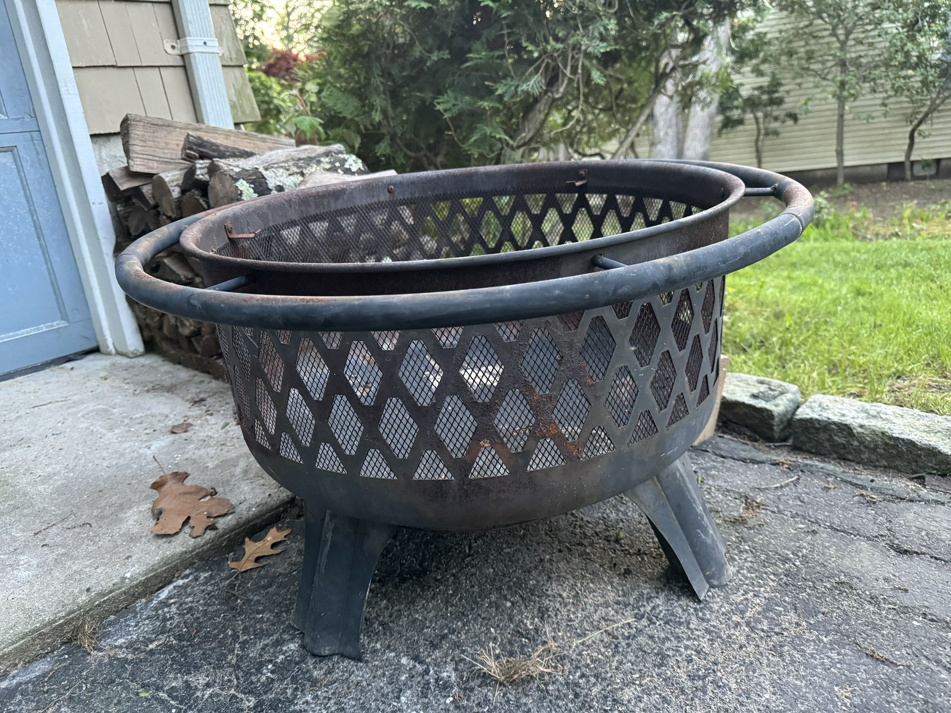 Fire Pit & Wood