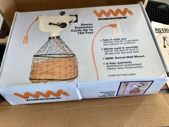 VINTAGE WONDER WINDER ELECTRICAL POWER CORD  !
