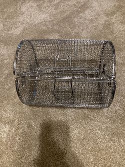 GEORGE FOREMAN Jr ROTISSERIE GRILL  BARREL BASKET Never Used 