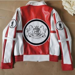 Unisex Italian Akapellajaqur Luxury Leather Jacket (New) 4 Sizes available 