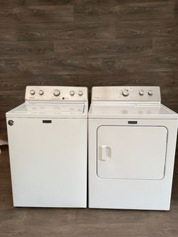 Maytag washer and dryer gas