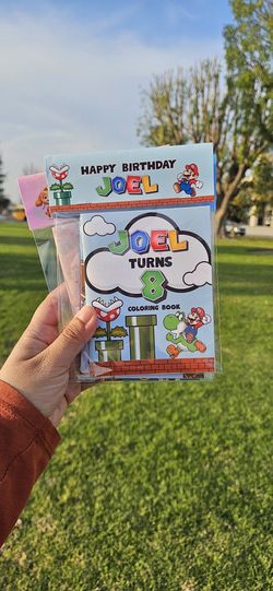 Custom Coloring Books Party Favors
