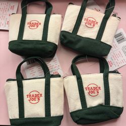 trader joes micro tote bags each $20 green
