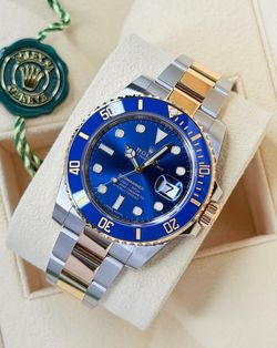 Rolex Submariner 40 Blusey 116613LB 18k yellow gold
