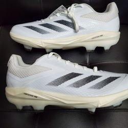 Adidas Adizero Electric TPU Baseball Creats White IF8491 Men's Size 10 1/2 