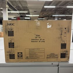 NEC E326, 32" Led Commercial Display with Atsc/Ntsc Tuner
