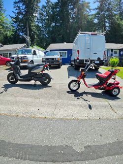 2015 50cc Yamaha zuma/ 1986 Honda gyro