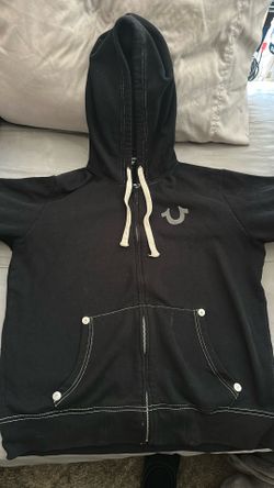 Large Black True Religion Hoodie