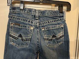  ARIAT BOY'S B5 CHARGER DAKOTA MEDIUM WASH SLIM FIT STRAIGHT SIZE 10 