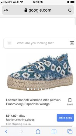 Denim Espadrille