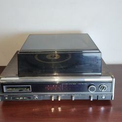 ERC AM/FM 8 Track Tape Player  Stereo Multiplex Receiver With Turntable