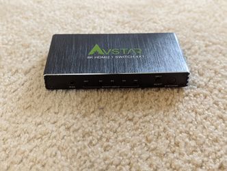 AVSTAR 8K HDMI 2.1 Switch 4x1 (missing accessories)