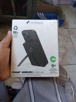 Portable iPhone charger and stand