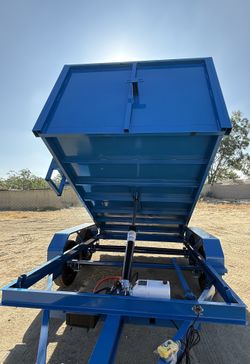 New 8x4x12 Hydraulic Dump Trailer With Diamond Fenders 🔥
