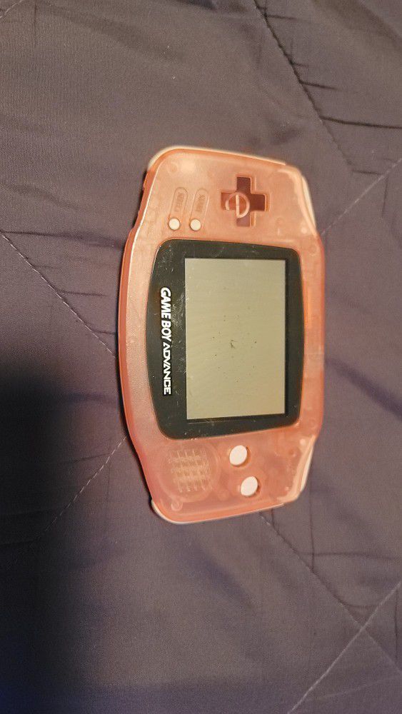Gameboy Advance Shell/skin pink and glacier
