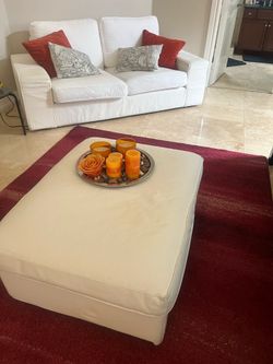 Kivik Loveseat  sofa and ottoman