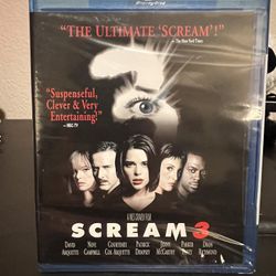 Scream 3 Blu-ray Brand New Sealed Out Of Print Original Artwork