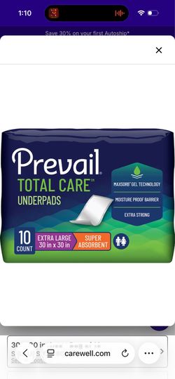 Bed pads  10 in each pack total 20 packs available