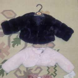 baby girls faux Furs $5 Each
