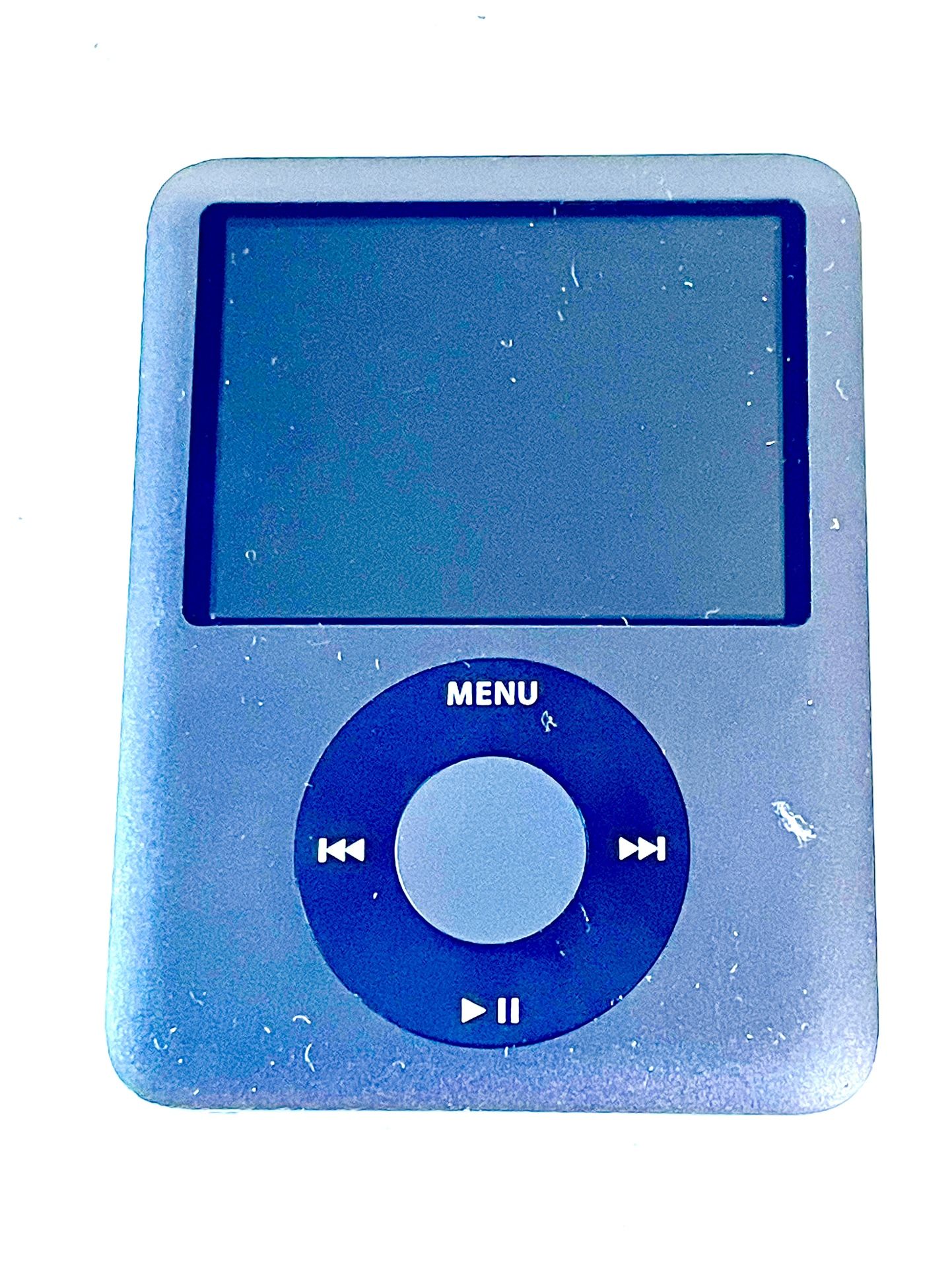 Black Apple iPod Nano 3rd Generation Model A1236 8GB