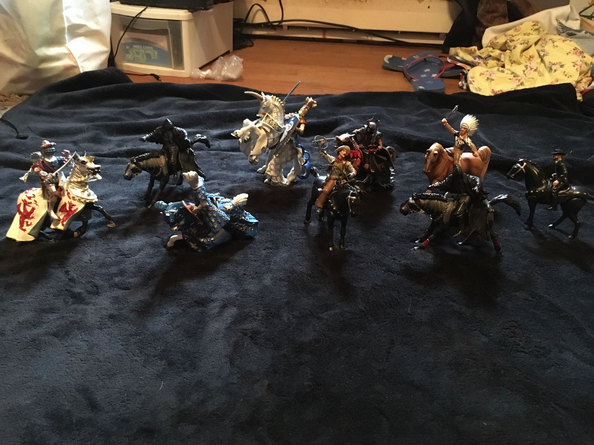 Collectible Toy Horse and Rider Action Figures - Collection