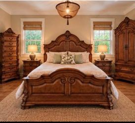 Michael AMINI AICO King Size Bedroom Set ( deliver available)