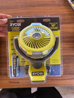 Ryobi USB Lithium Misting Fan Kit (NEW)
