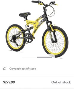 Boys BMX Bike/Bicycle Yellowish Green