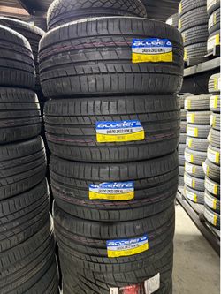 245-30-22 4 New Tires Installed and Balanced