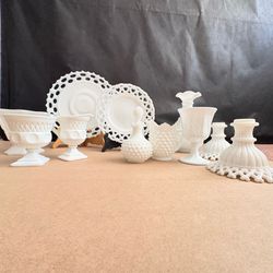Various Milk Glass Brands