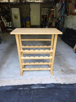 Wine Rack White Oak
