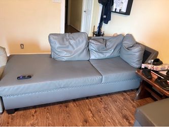 Gray 3-Piece Living Room Set - Sofa, Chaise & ottoman