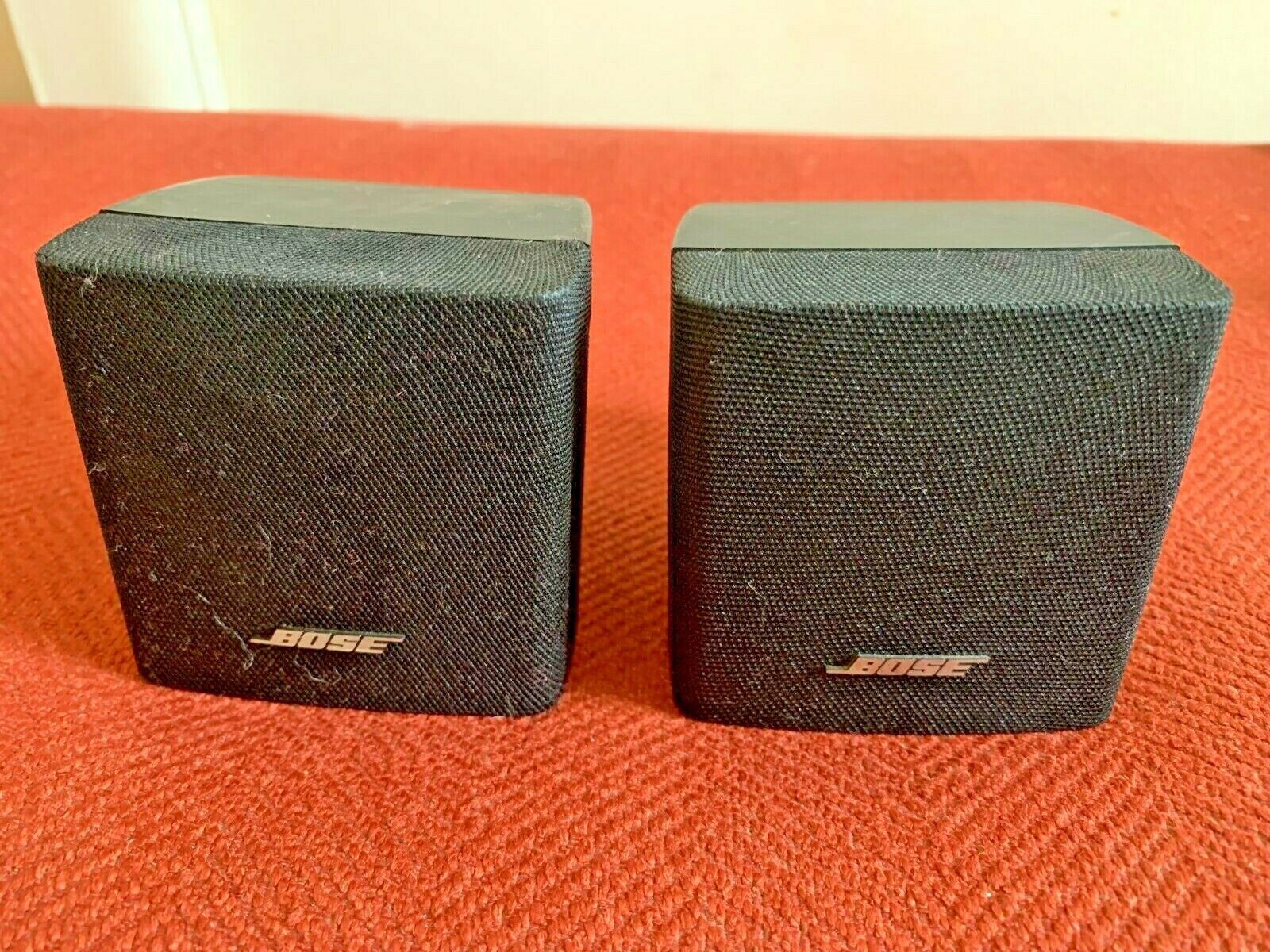 Bose Lifestyle 2 Pc VTG Small Cube Jewel Speaker Surround Sound Home Theater