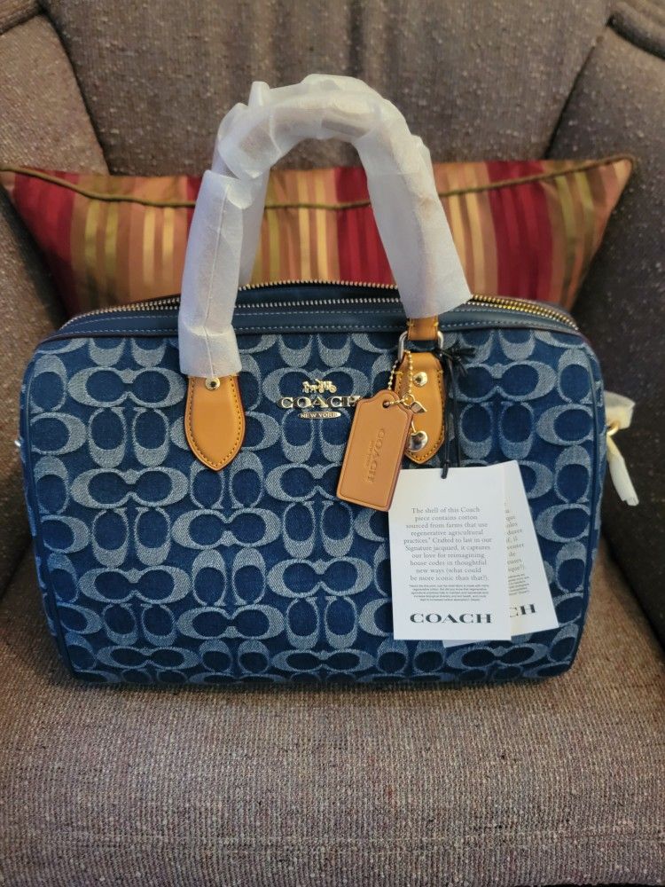 COACH Rowan Large Satchel Bag (BRAND NEW)