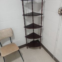 Italian Wood Side Stand