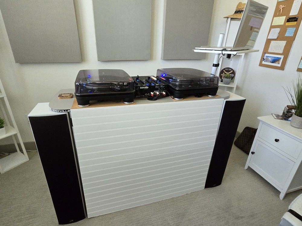 Complete DJ Turntable Setup With Macbook 