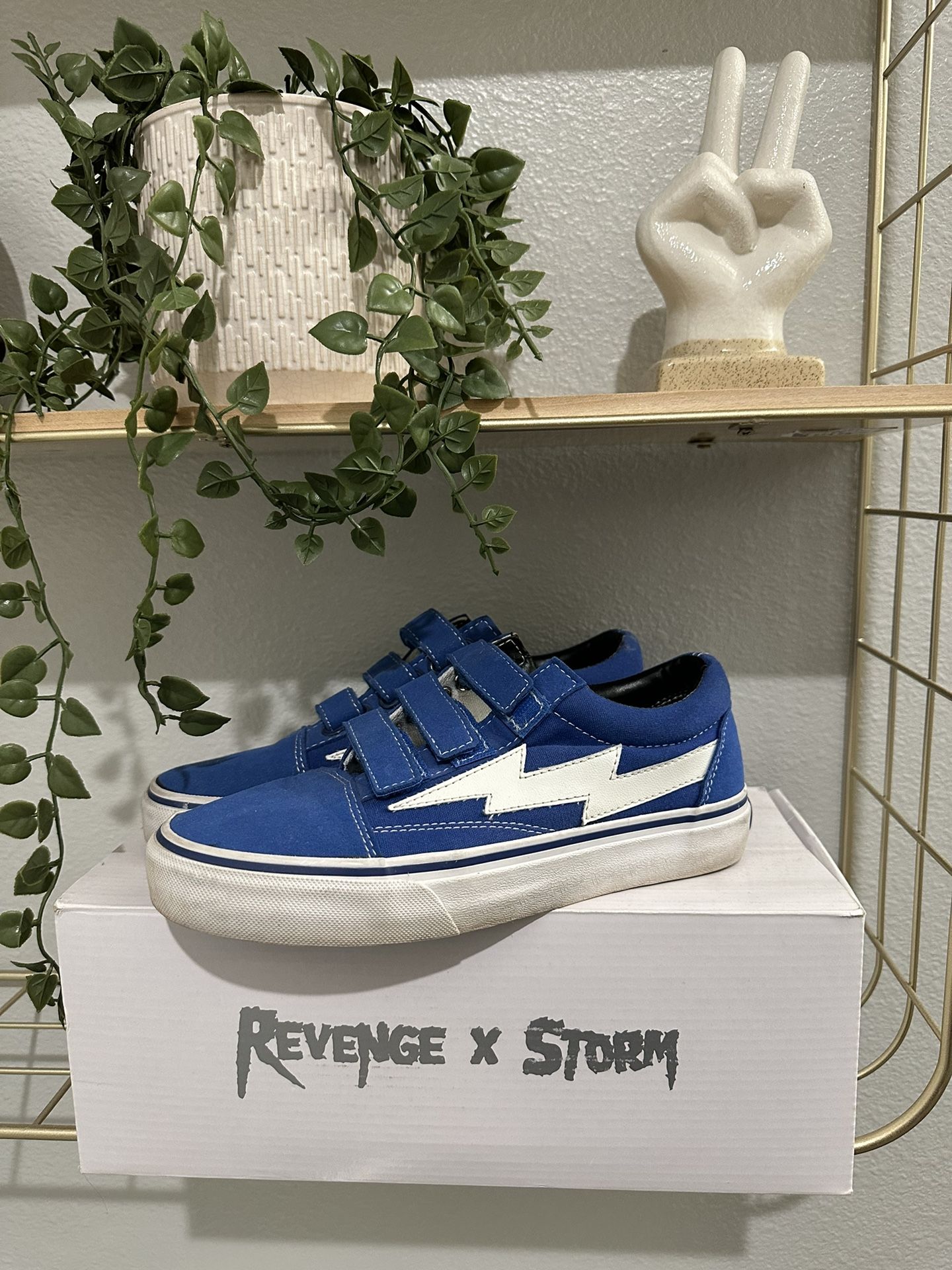 Revenge X Storm Blue Velcro Vans Revenge Revenge Storm Blue Velcro