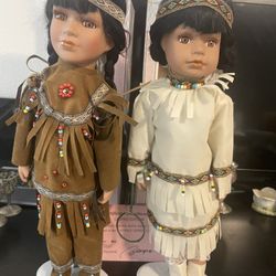 dolls, porcelain for Native Americans from. Navier.