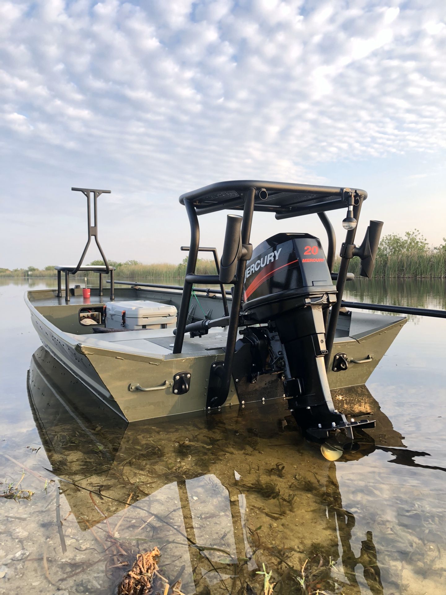 Poling Platform Flats Boat Custom Microskiff Tower