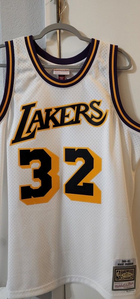 XL AUTHENTIC MAGIC JOHNSON 1984 85 LAKERS JERSEY FROM THE NBA STORE for  Sale in La Mesa, CA - OfferUp