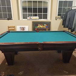 Pool Table (w/ cover)  - Pool Sticks & Balls