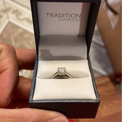 Authentic Jeff Cooper engagement Ring