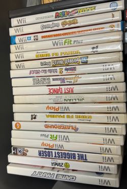 Nintendo Wii Game Lot of 18