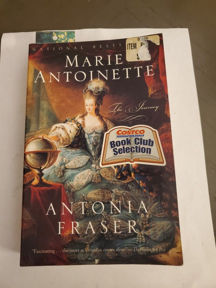 collectible book Maria Antoinette 2001s by Antonia fraser Costco book club