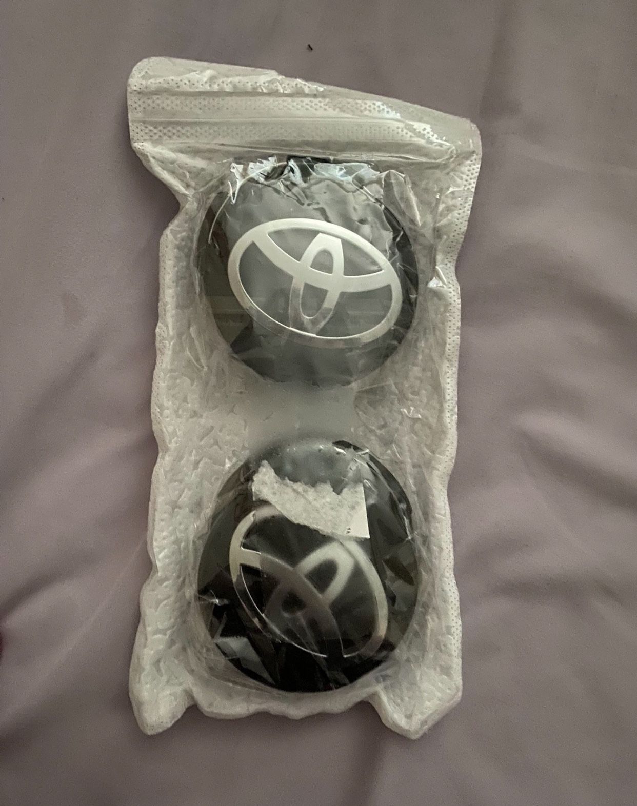 Toyota Black Rim Center Caps All 4