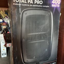 Total Pa Pro Speaker 