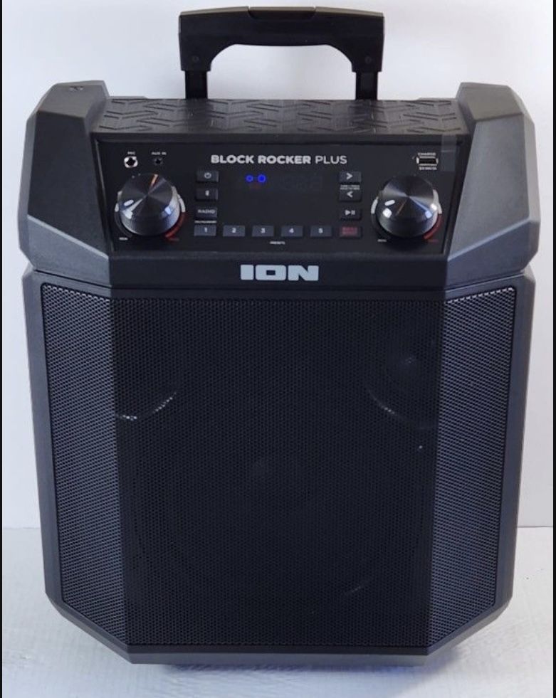 ION Audio Block Rocker Plus - Portable Bluetooth Speaker