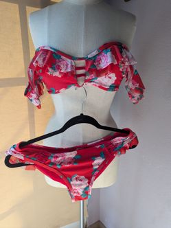 Betsey Johnson Bikini Set Size Large