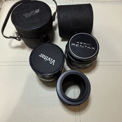 Take All Vivitar And Pentax lens 